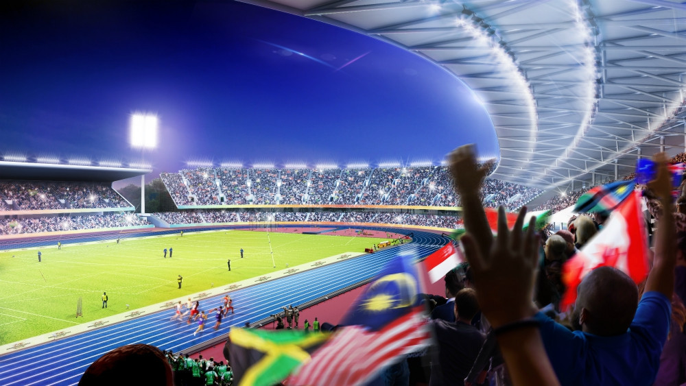 A £70 million redevelopment programme for Birmingham's Alexander Stadium in time for the 2022 Commonwealth Games has been launched ©Birmingham City Council