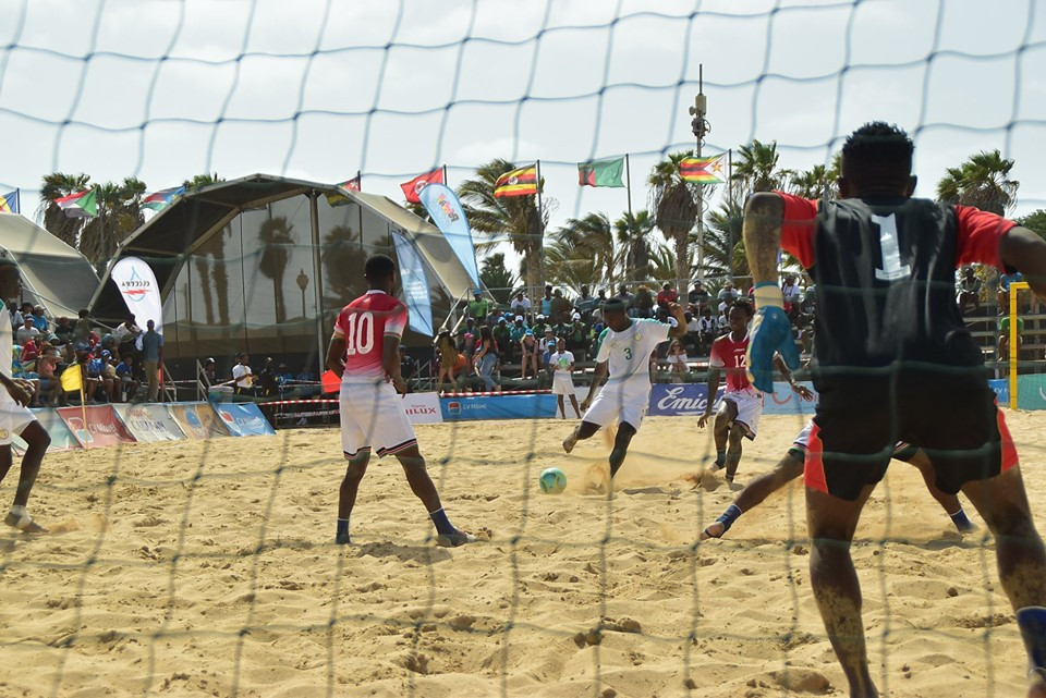 Beach soccer action continued today ©Sal 2019/Facebook