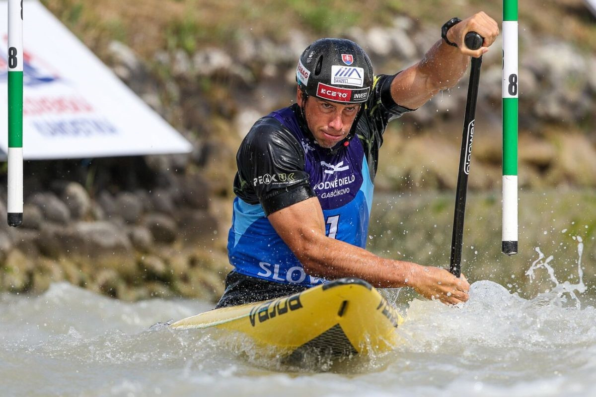 Slovakia's Alexander Slafkovský posted the fastest time in the men’s C1 qualifiers ©ICF