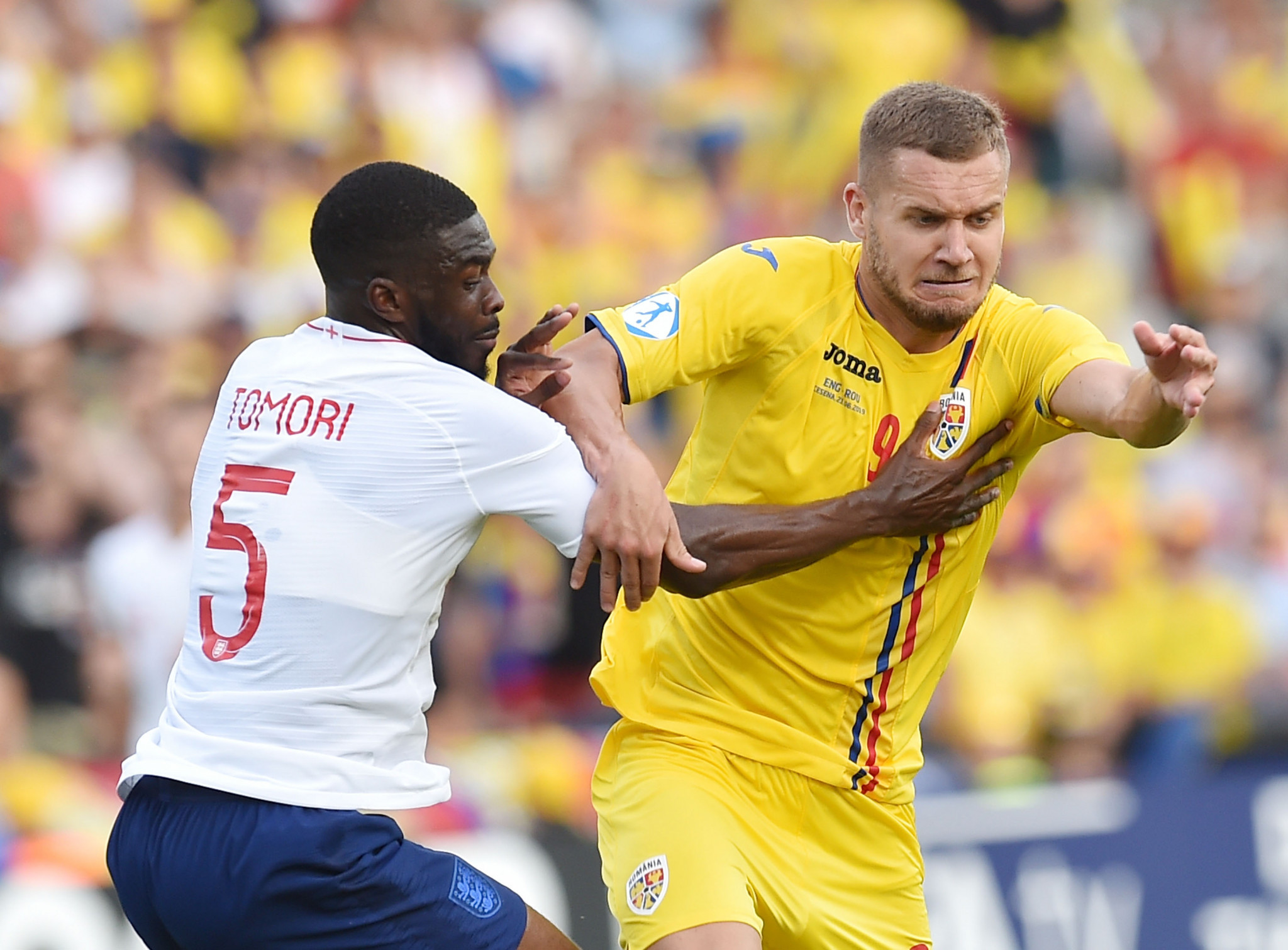 Romania's victory saw England crash out of the tournament ©Getty Images