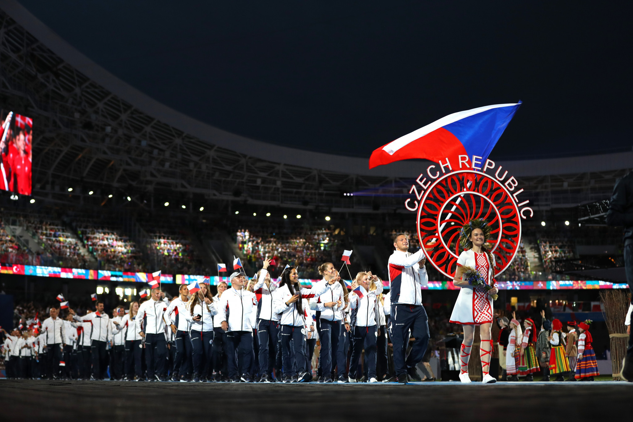 An Athletes' Parade also took place during the Opening Ceremony ©Getty Images
