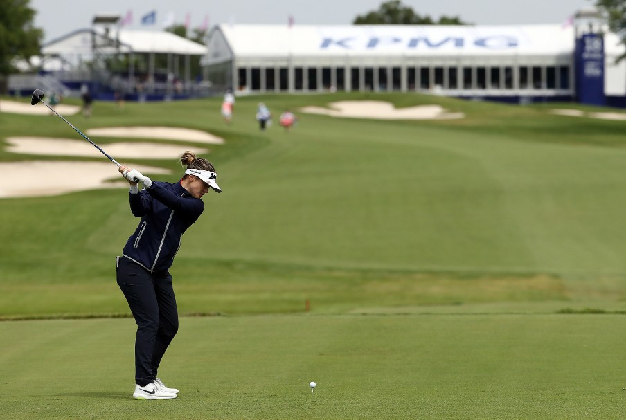 Green moved to seven under par after carding a 69 to add to her opening round of 68 ©Getty Images
