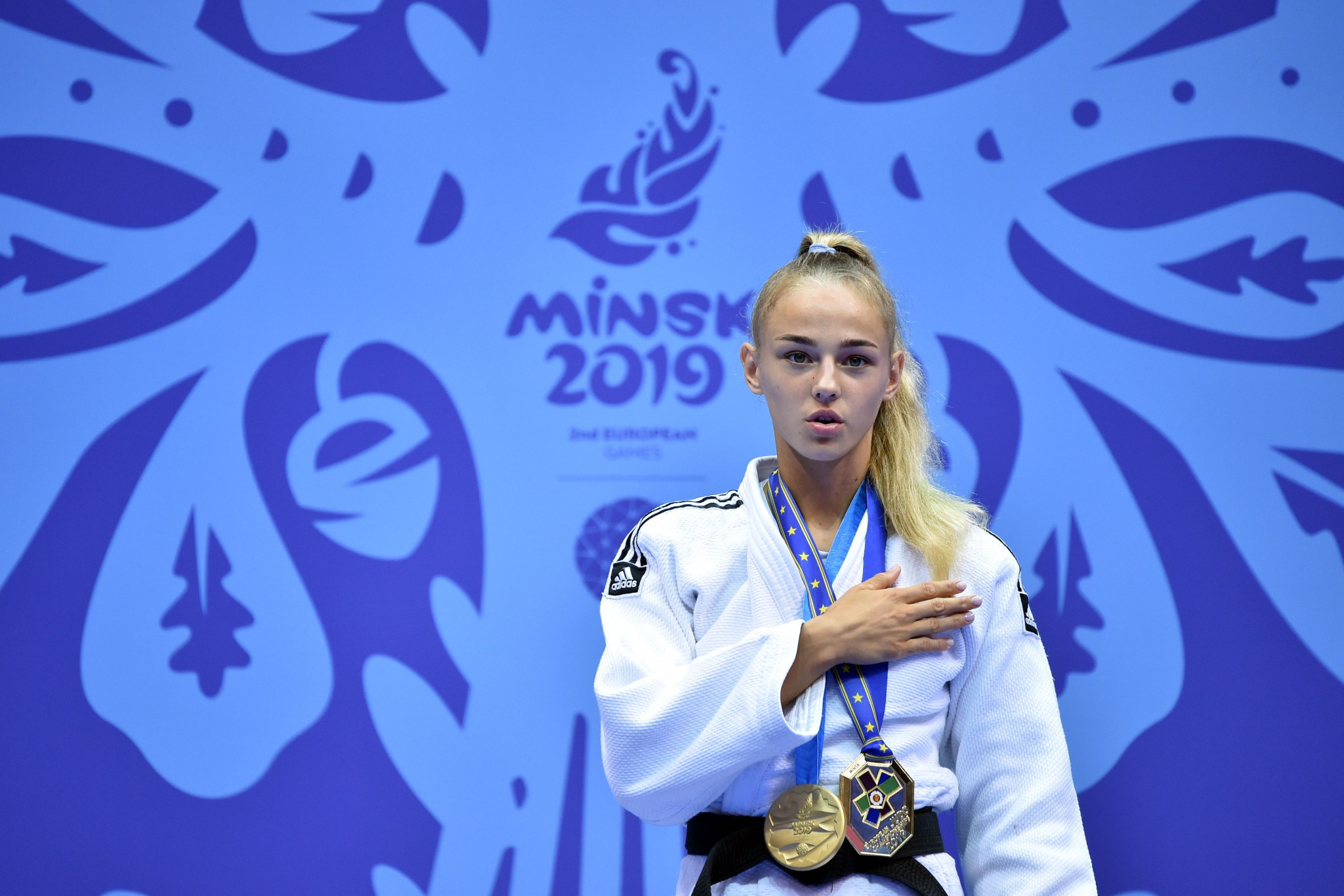  Bilodid beats rival Dolgova and Kosovo win two golds on day one of judo at Minsk 2019 European Games