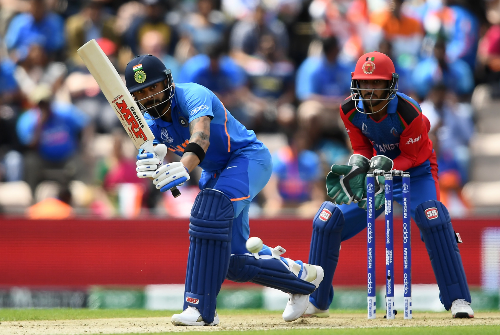 Virat Kohli top-scored as India posted just 224-8 from their 50 overs ©Getty Images