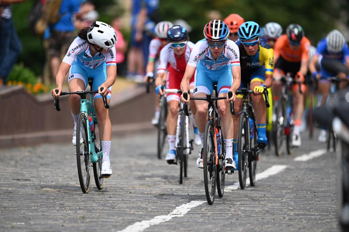 The women's cycling road race took place through the streets of Minsk ©Minsk 2019