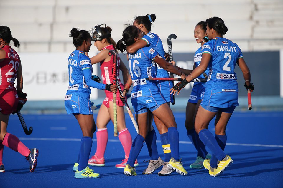 India defeated hosts Japan 3-1 today to lift the trophy at the International Hockey Federation Women's Series Finals in Hiroshima ©FIH