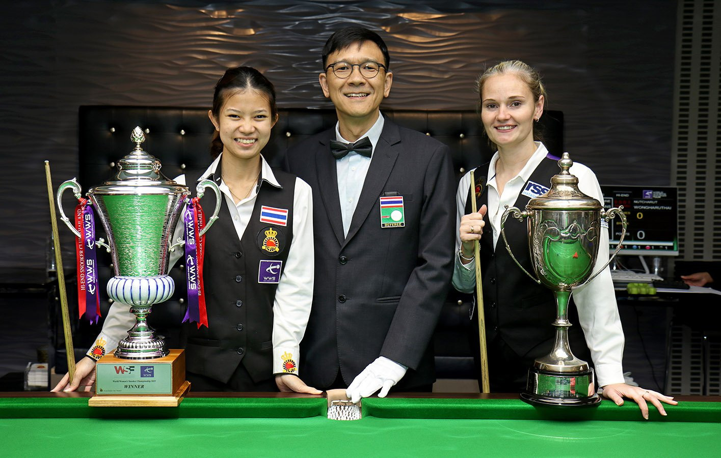 Evans wins record 12th World Womens Snooker Championship after seeing off challenge of Wongharuthai