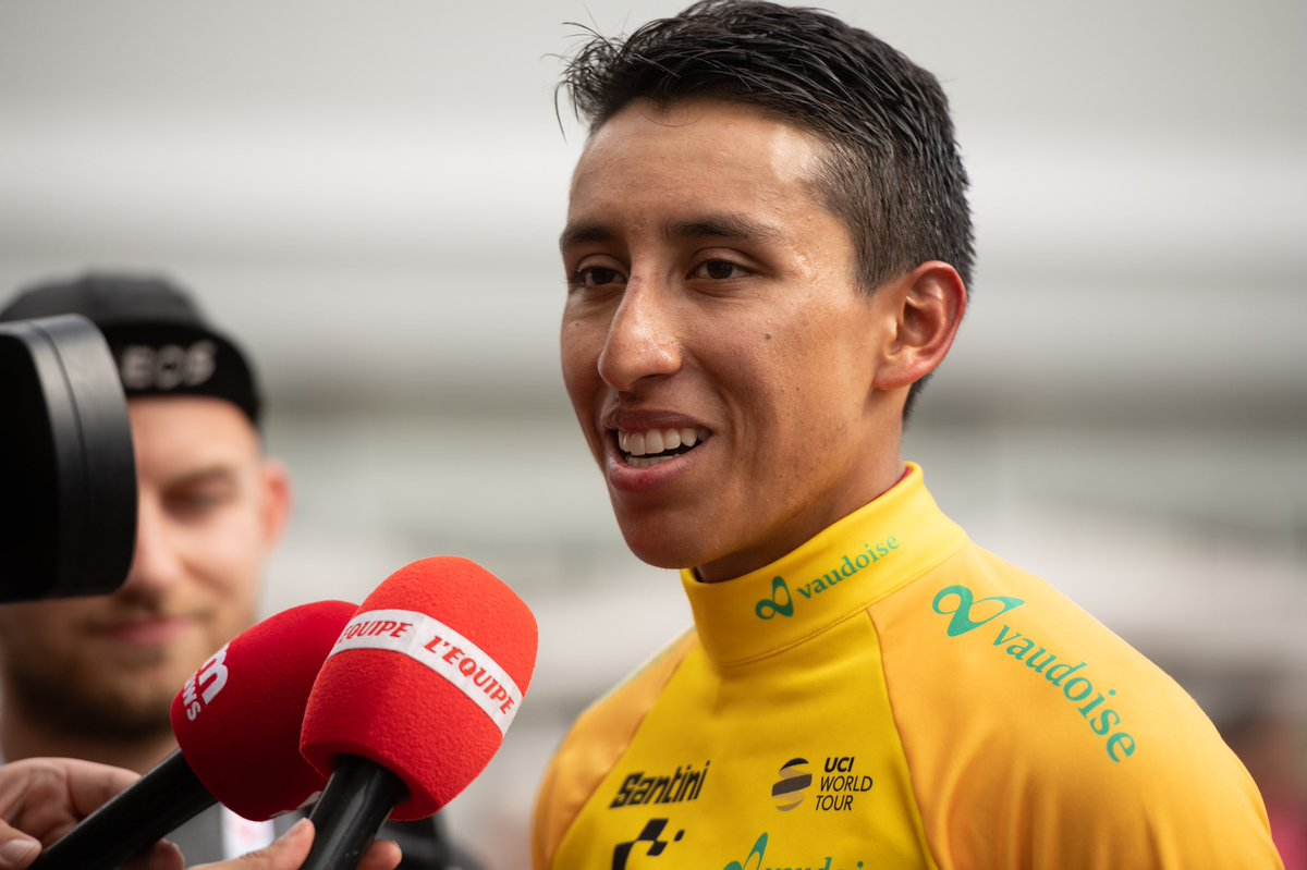 Egan Bernal triumphed at the Tour de Suisse ©Twitter/TDS
