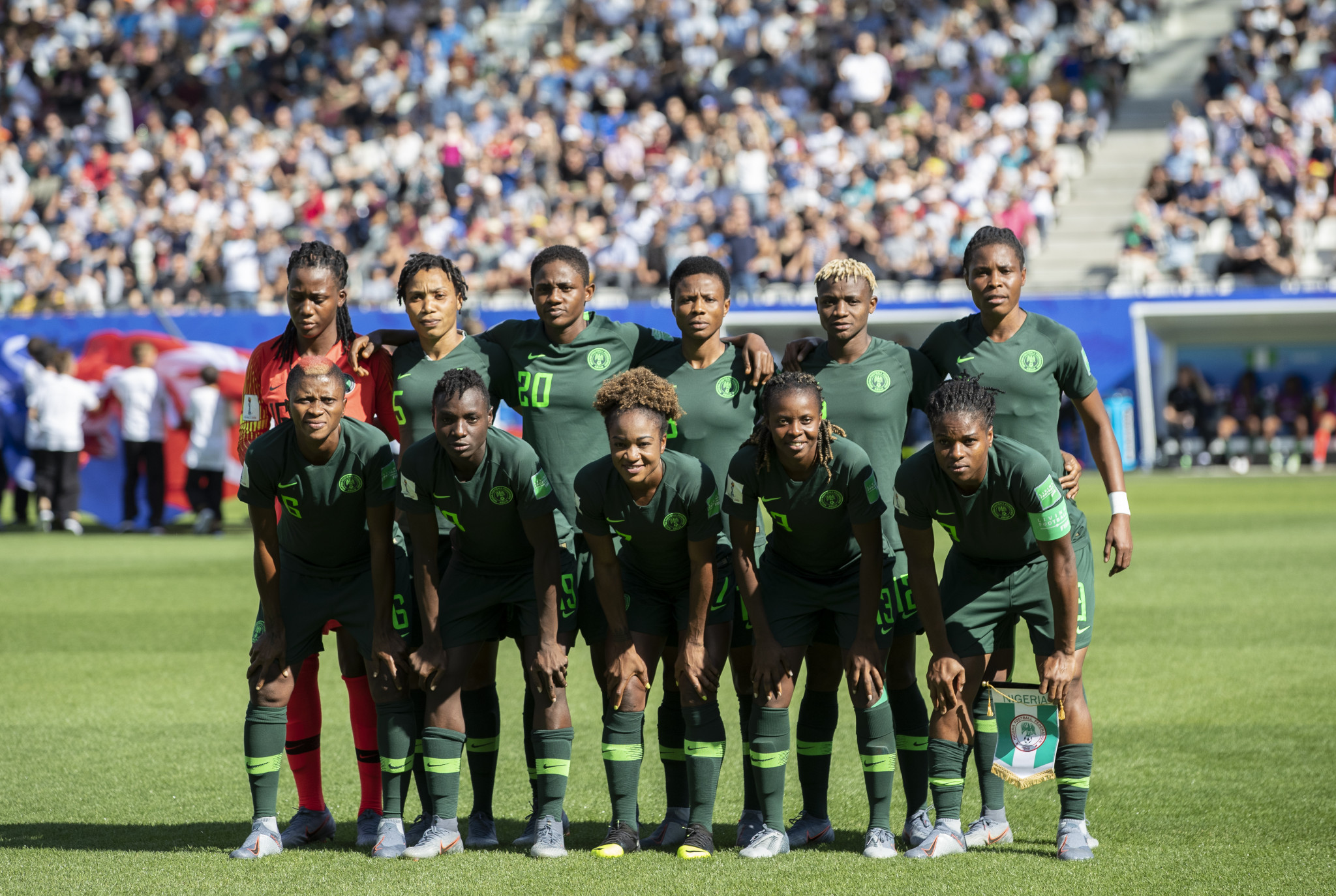 Nigeria have ended their sit-in protest over unpaid bonuses and allowances and left their hotel in France following elimination from the FIFA Women’s World Cup ©Getty Images