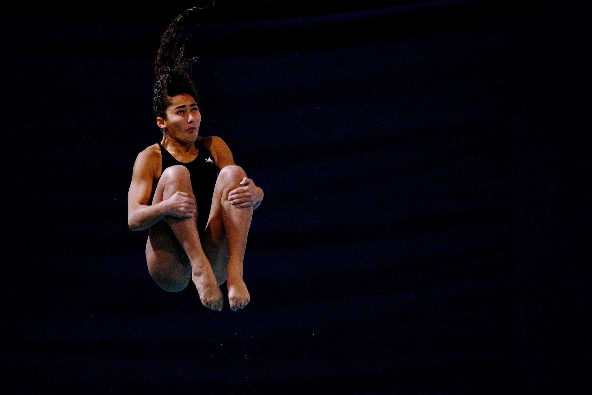 Maha Eissa beat fellow home athletes Maha Abdelsalam and Habiba Shoeib to the women's 3 metres springboard gold medal on day three of the FINA Diving Grand Prix in Egypt's capital Cairo ©Getty Images