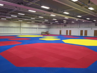 GB Taekwondo's main training hall undergoes makeover using mats from 2019 World Championships