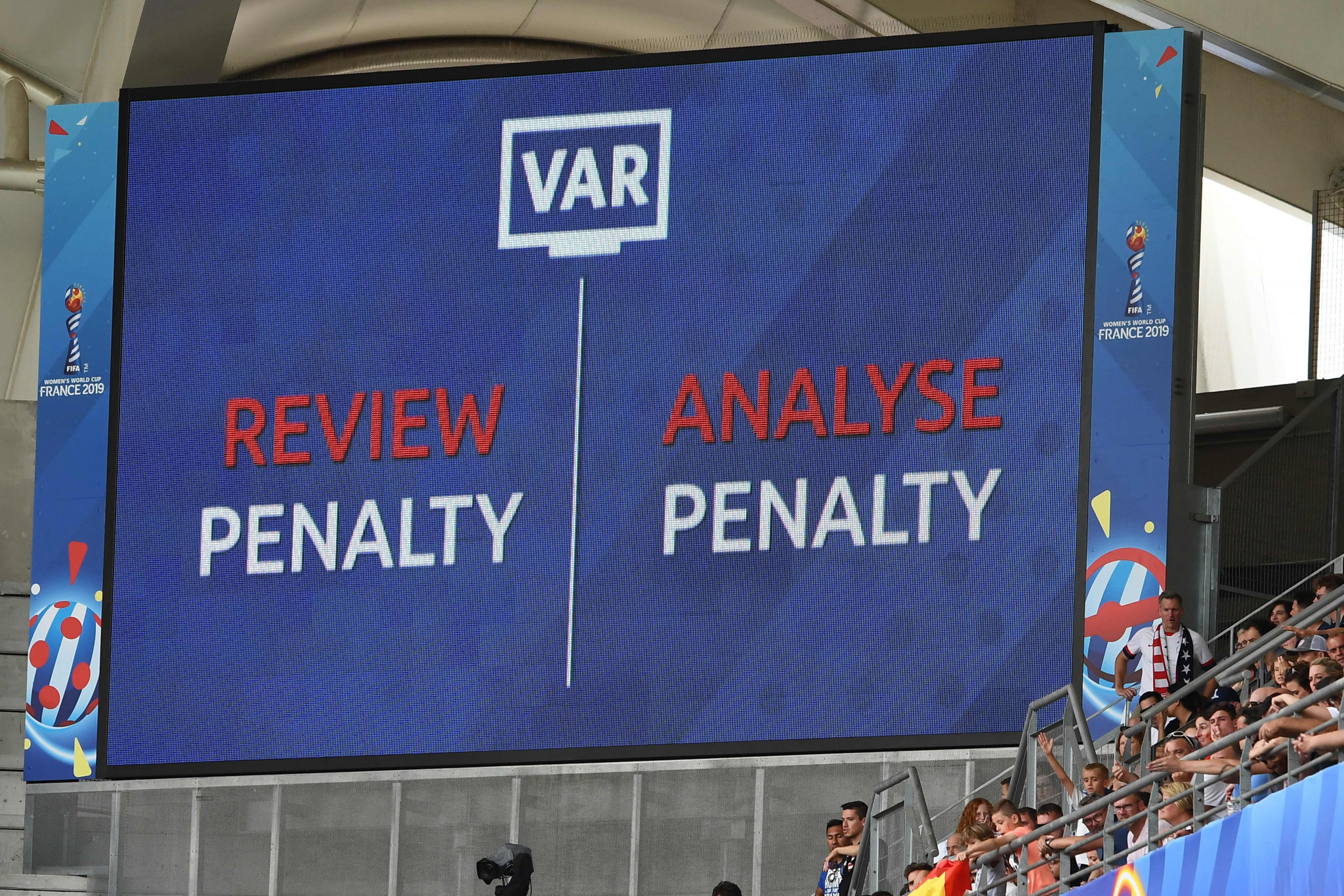 The decision to award the penalty stood after a lengthy review from the Video Assistant Referee officials ©Getty Images
