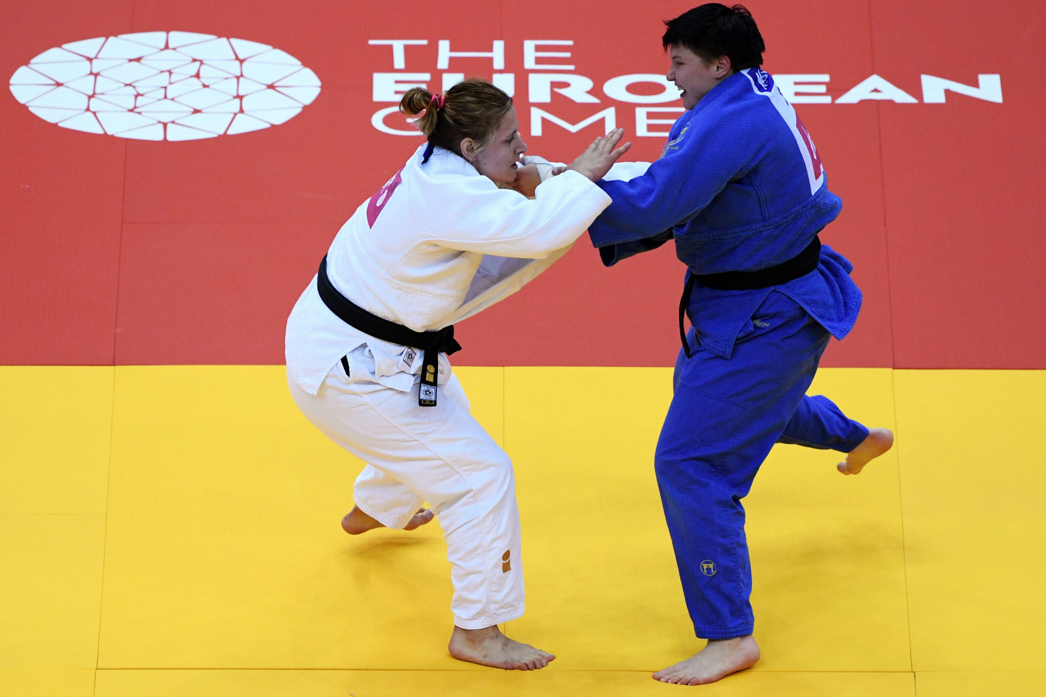 She overcame Bosnia and Herzegovina's Larisa Ceric in the women's over-78kg ©Getty Images