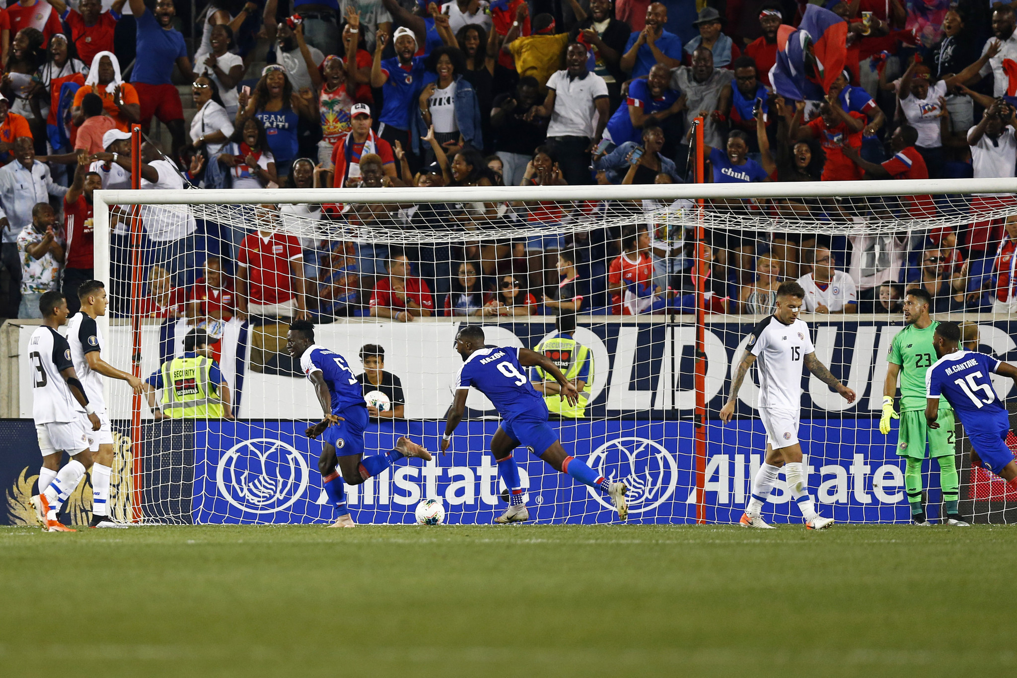 Djimy-Bend Alexis scored at both ends as Haiti finished top of Group B  ©Getty Images