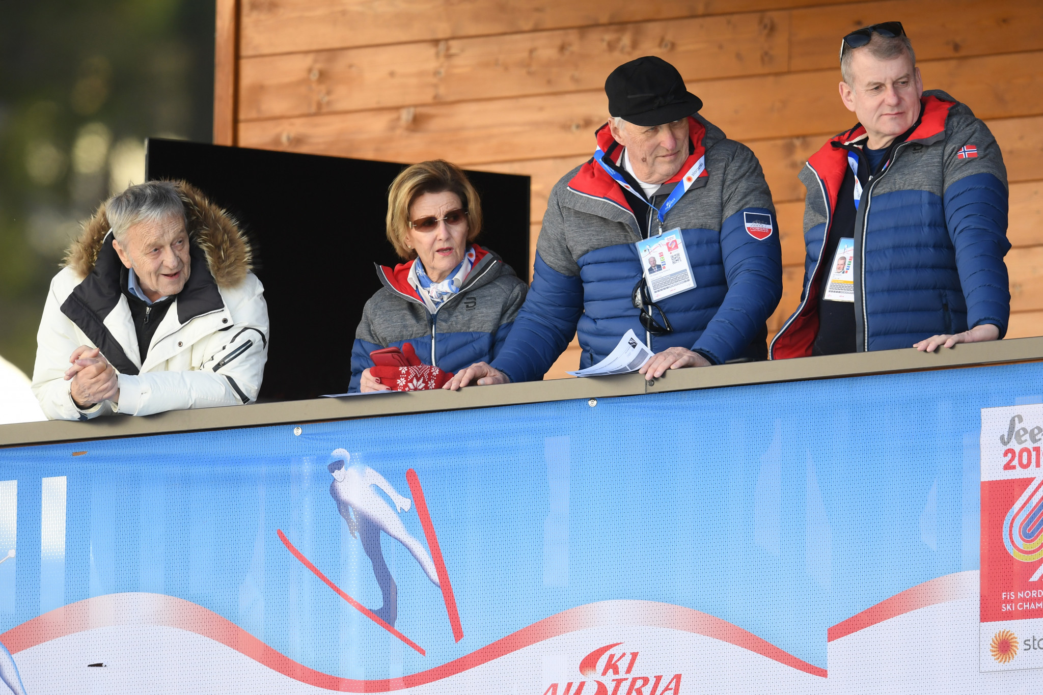 FIS President Gian-Franco Kasper, left, was criticised earlier this year for referring to 