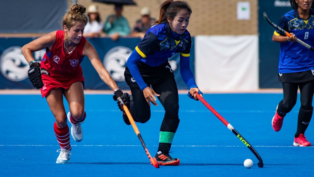 Thailand beat Namibia 2-1 in the seventh-place play-off ©FIH