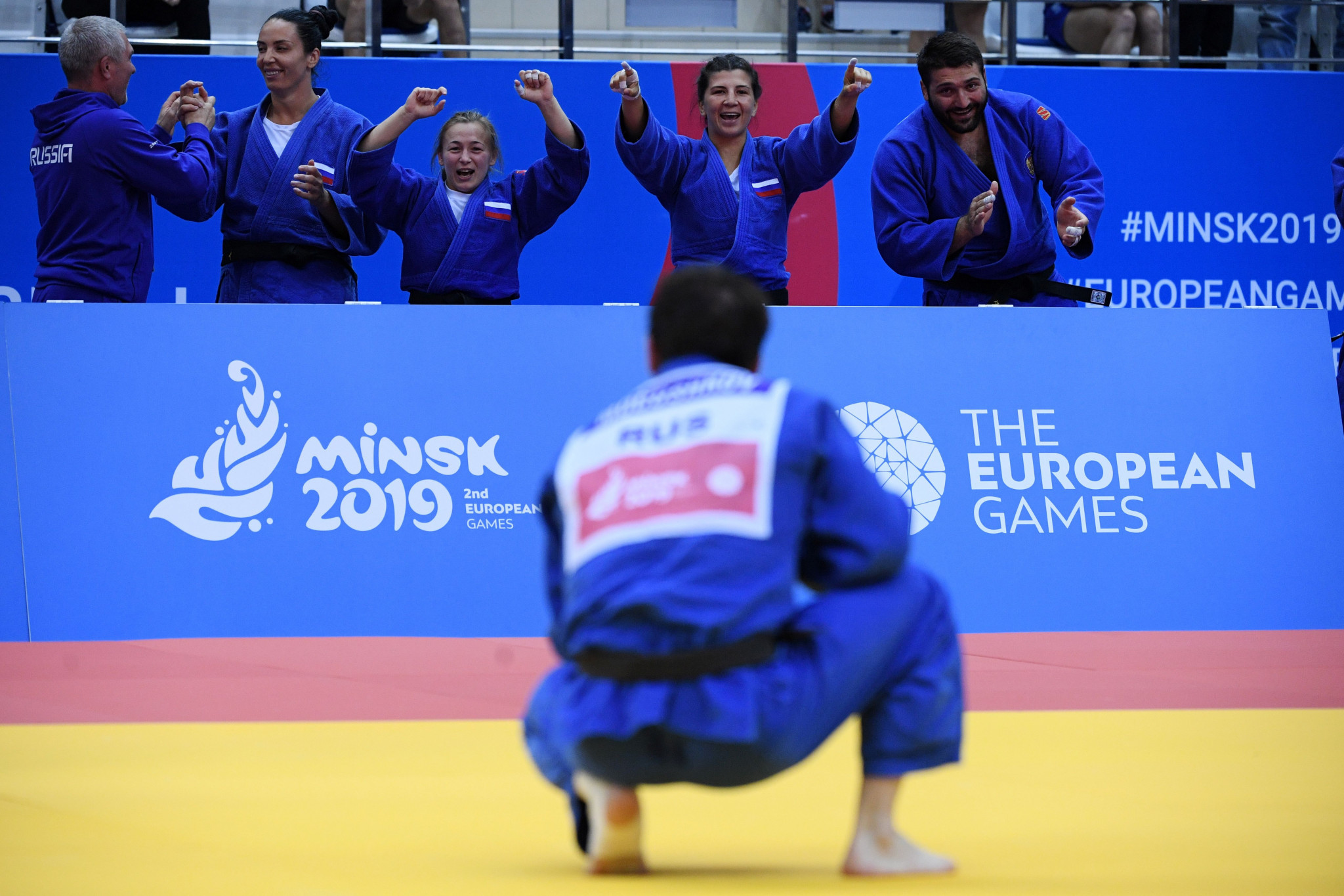 Mogushkov’s golden score heroics complete dramatic judo mixed team victory for Russia at Minsk 2019