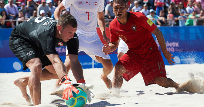 Beach soccer made its first appearance at the 2019 European Games with the group stages ©Beach Soccer Worldwide