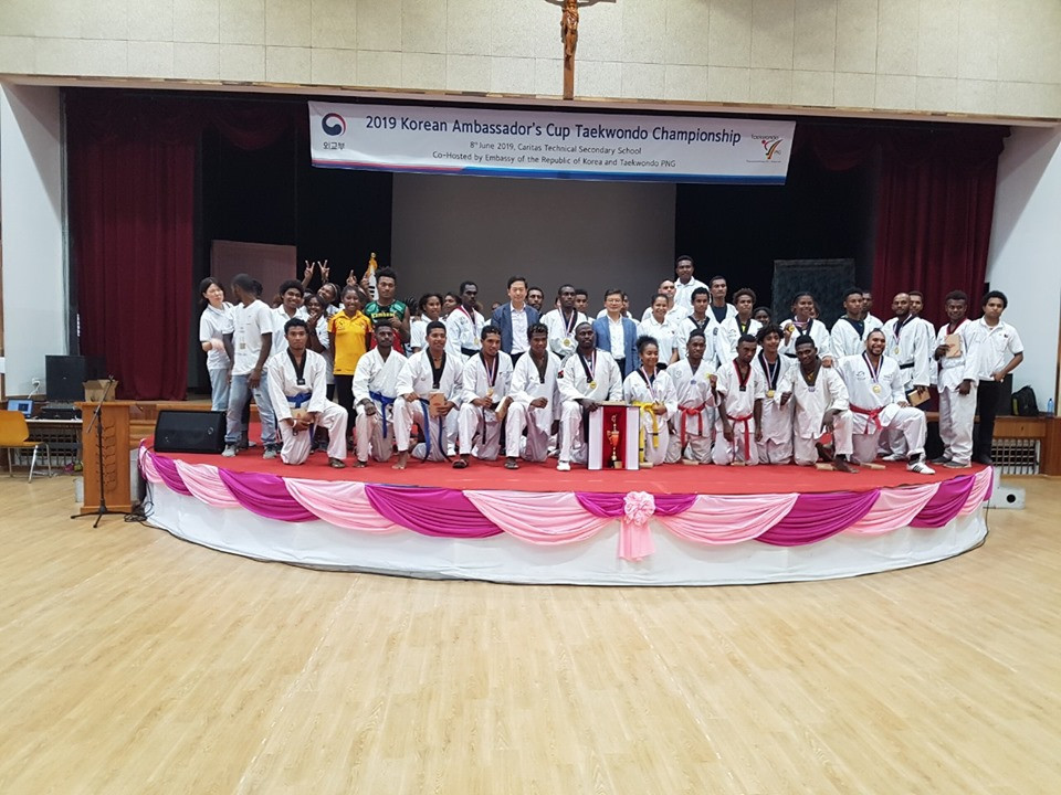 Competitors from a number of countries took part in the 7th Korean Ambassador’s Cup Taekwondo Championship held in Papua New Guinea with the assistance of the South Korean Embassy in the country ©South Korean Embassy of Papua New Guinea