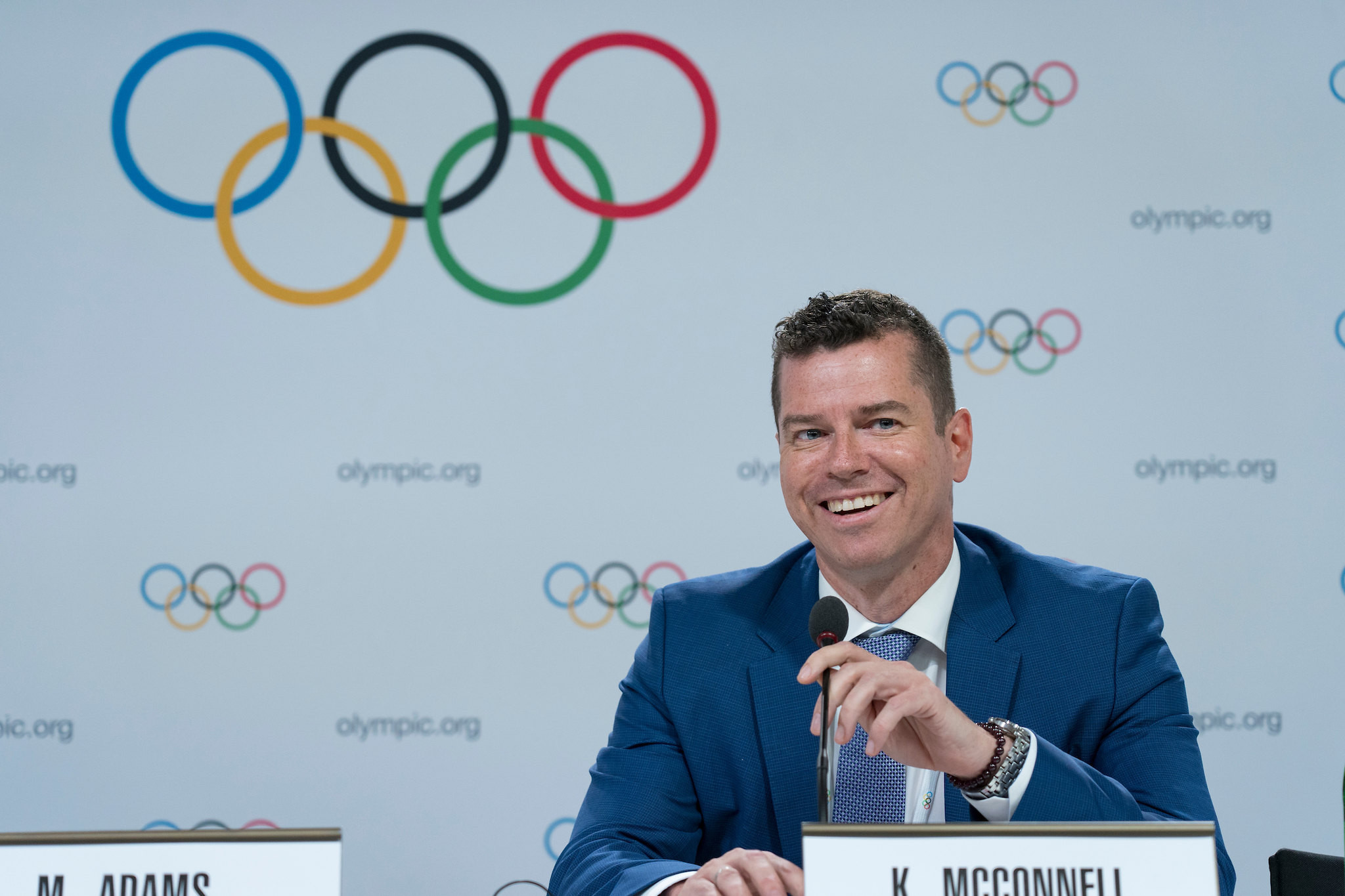 IOC sports director Kit McConnell provided an update on the AIBA situation to the Session ©IOC