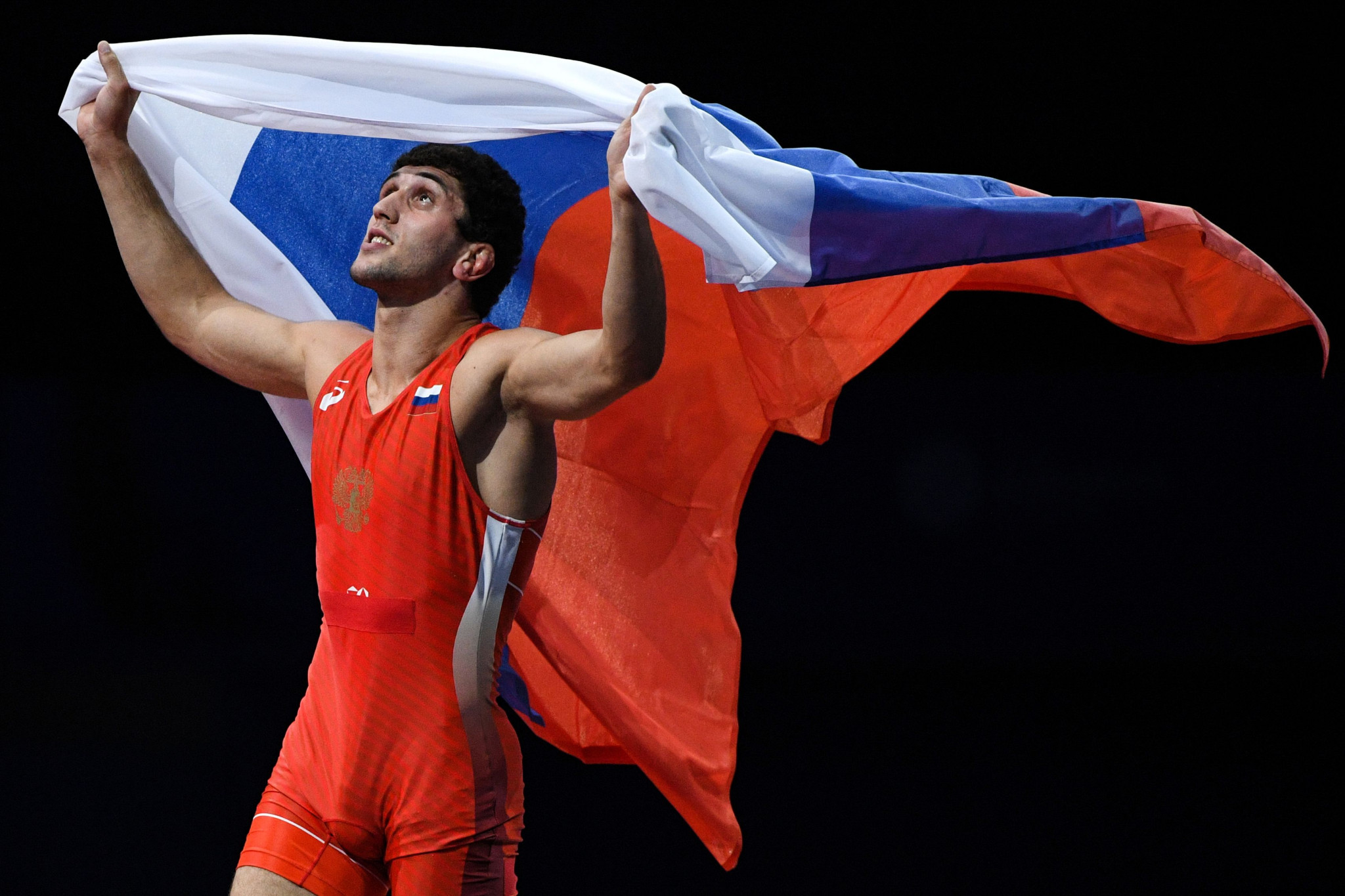 Russia's world champion Zaurbek Sidakov was victorious in the men's 74kg freestyle wrestling ©Getty Images