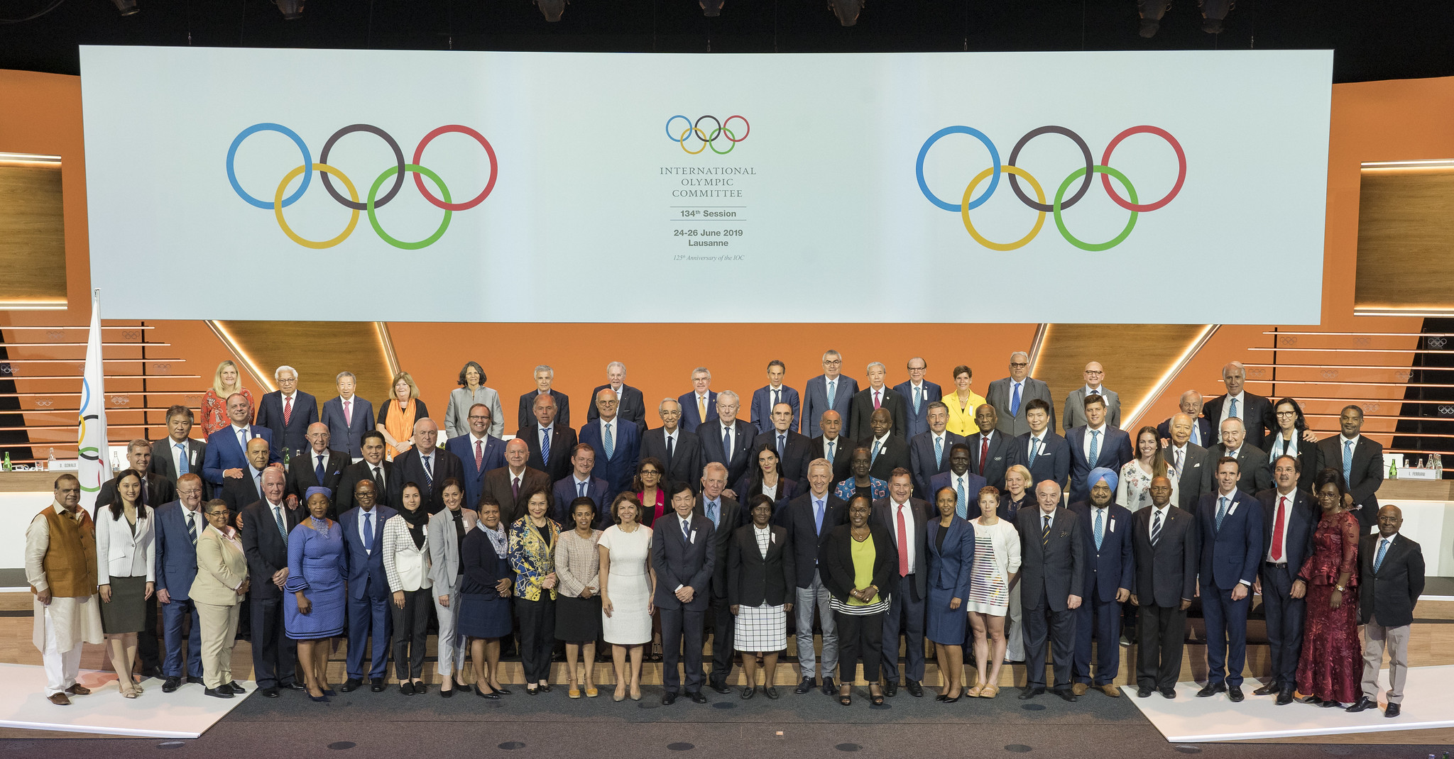 The IOC also appointed honorary members during the Session ©IOC