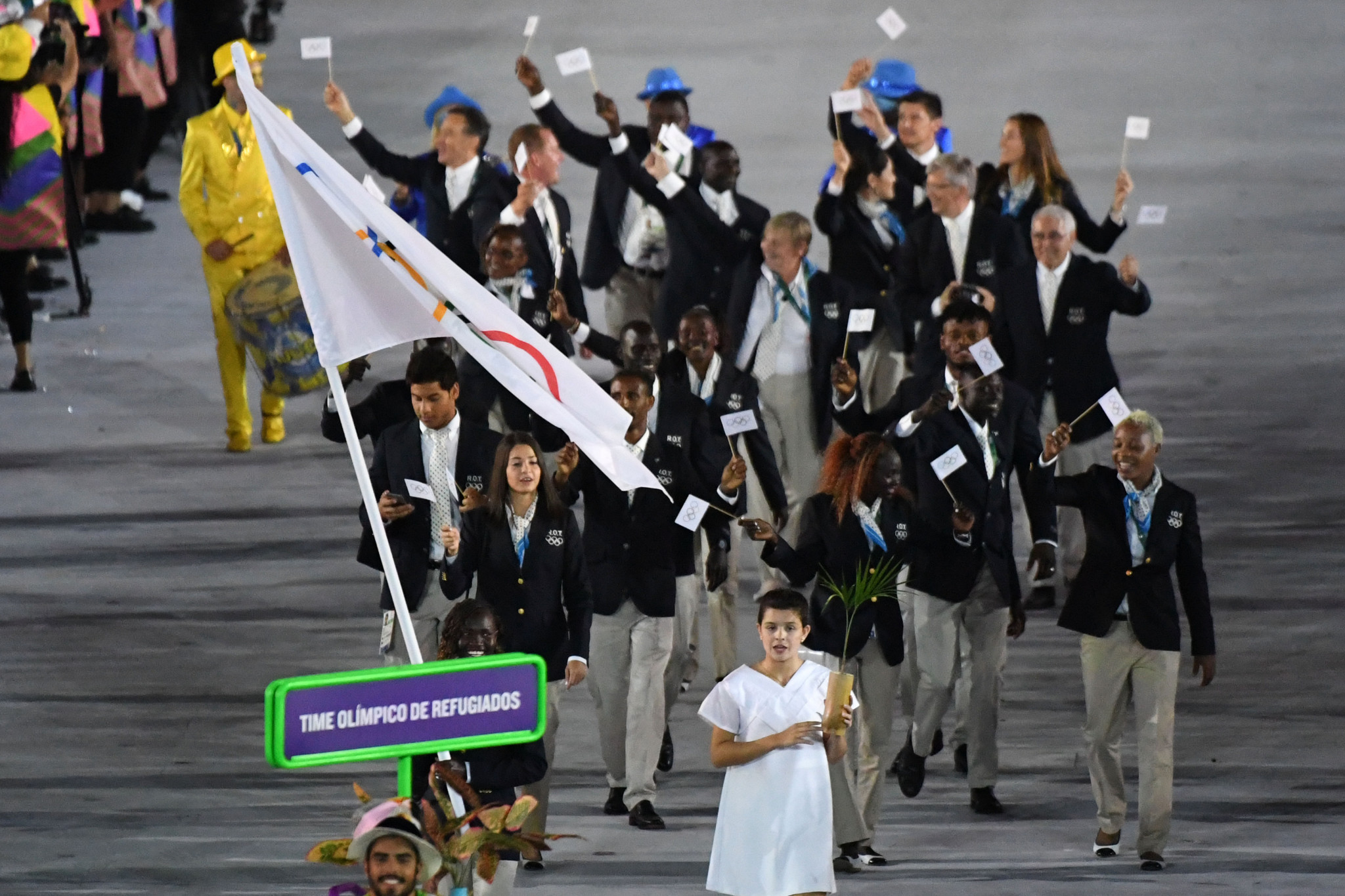 The Refugee Olympic Team debuted at Rio 2016 ©Getty Images