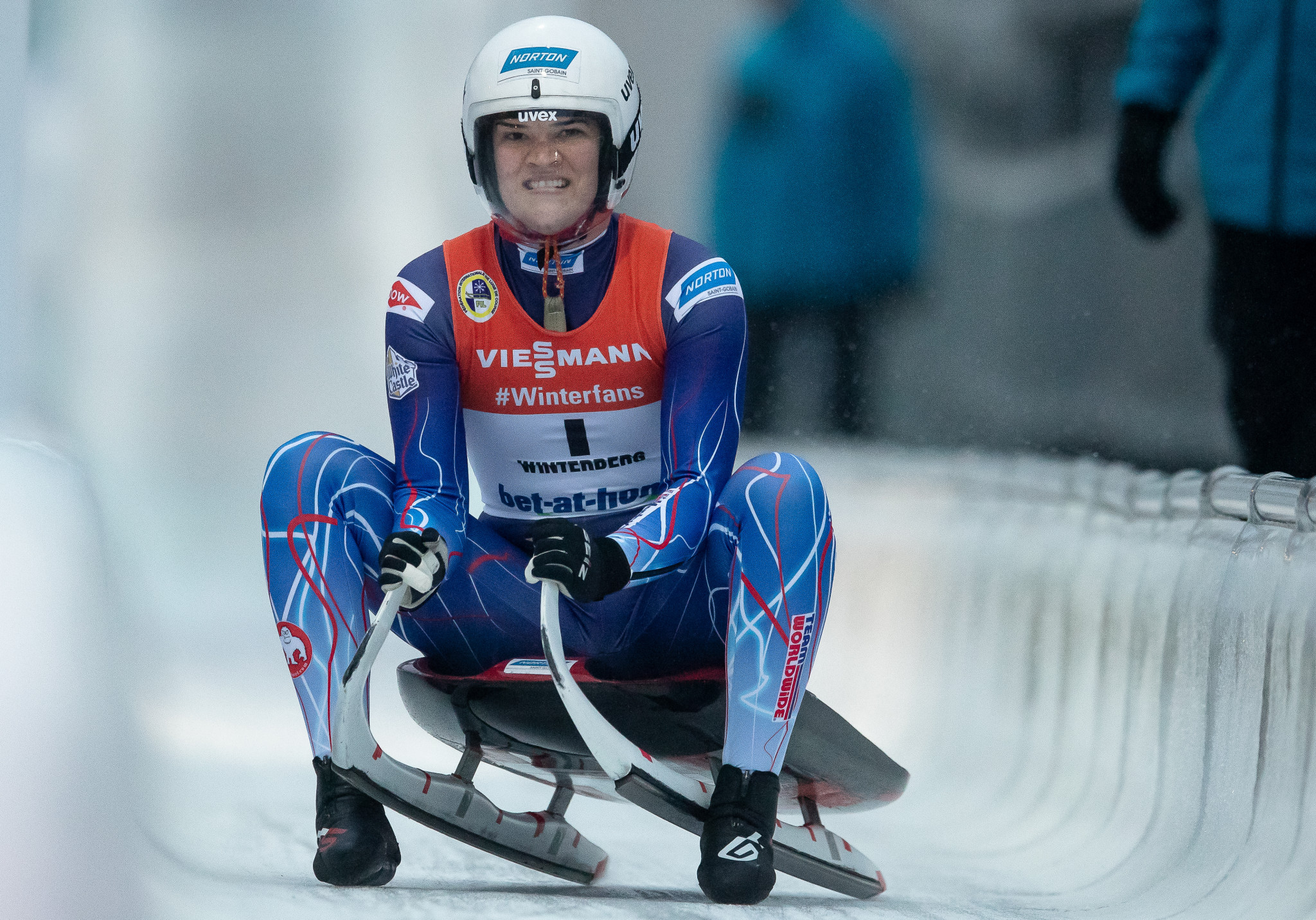 Summer Britcher was among the athletes Pat Anderson coached during his first spell at USA Luge ©Getty Images