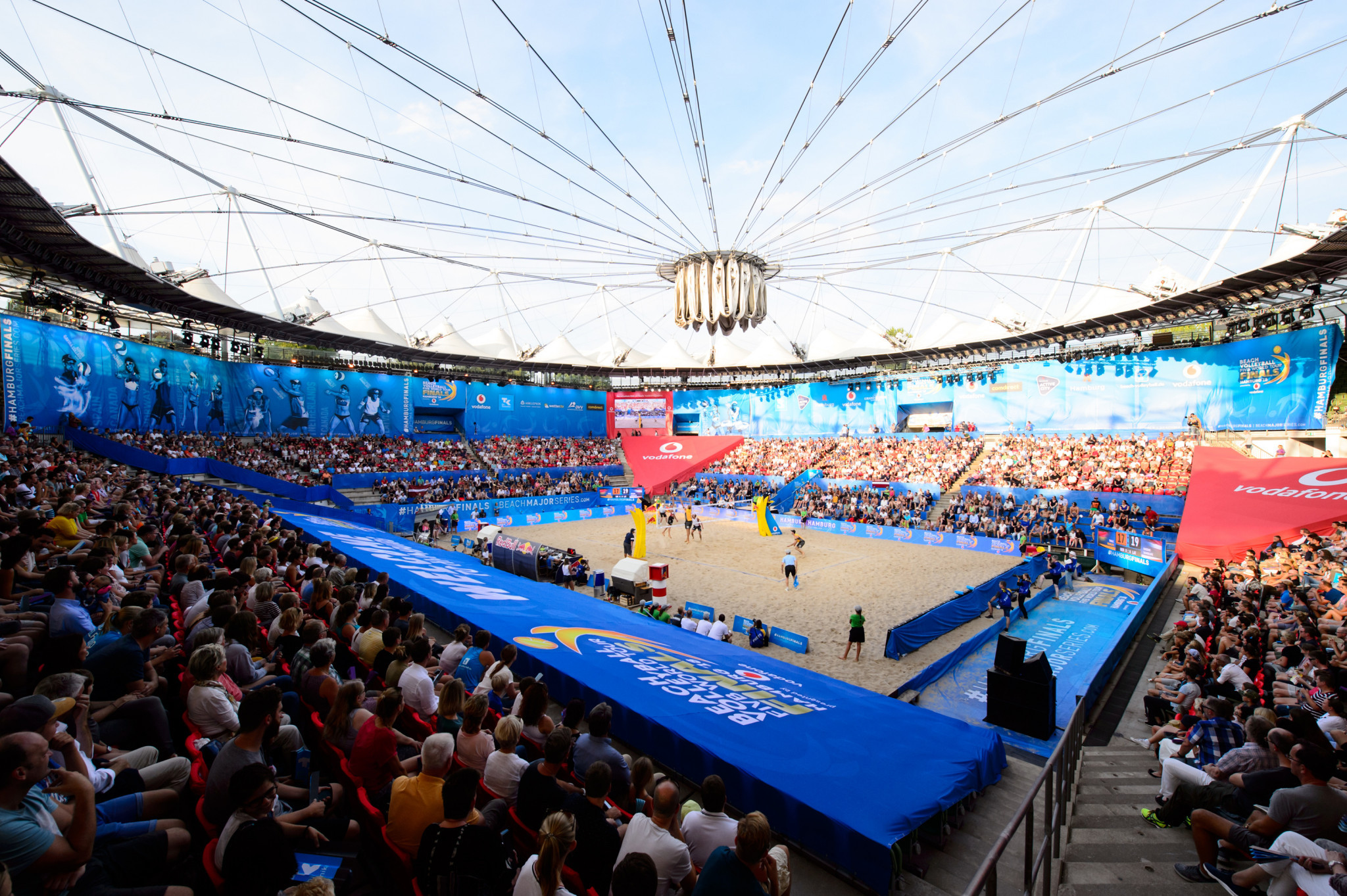 The Beach Volleyball World Championships will begin in Hamburg tomorrow ©FIVB
