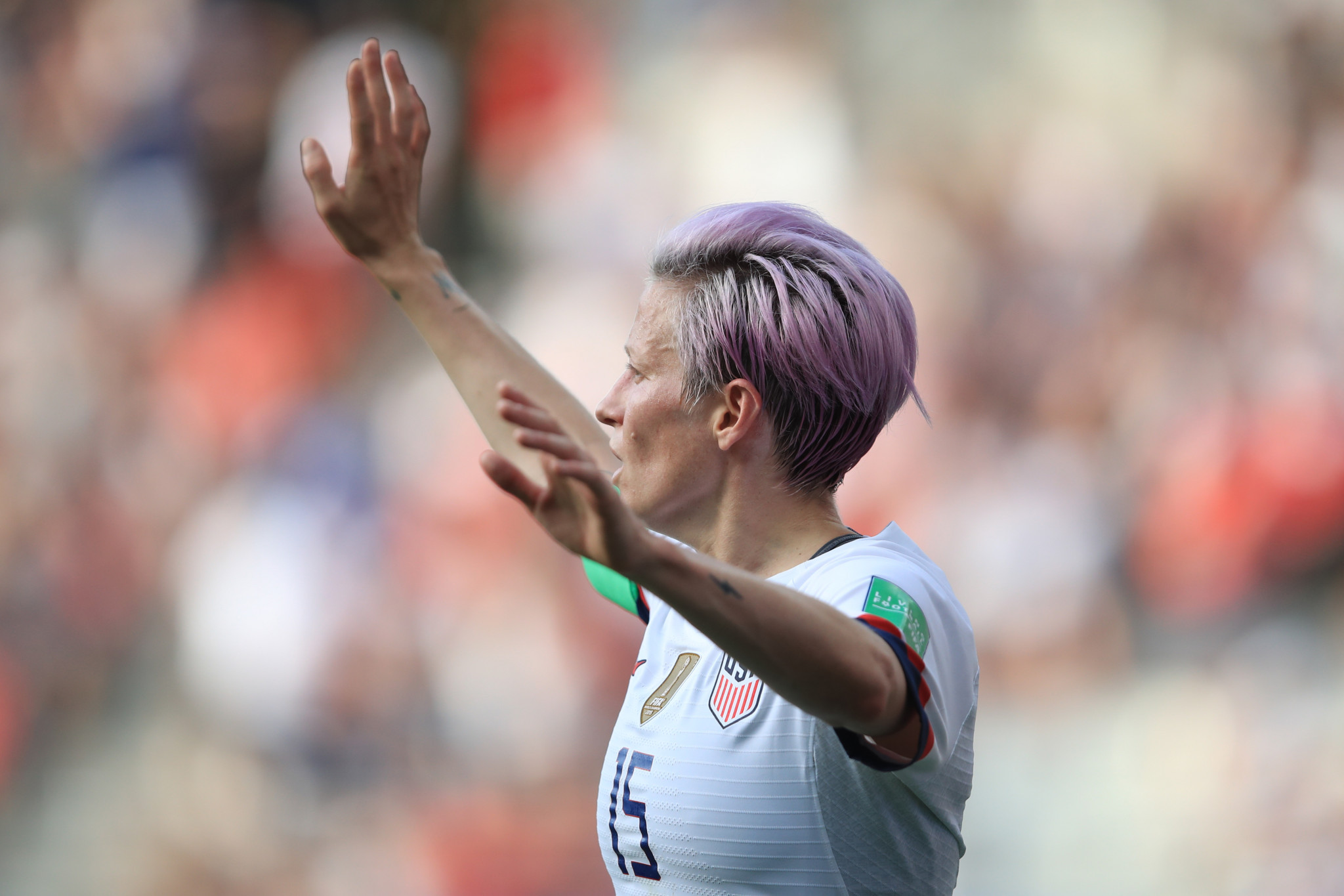 Megan Rapinoe has been criticised United States' President Donald Trump ©Getty Images
