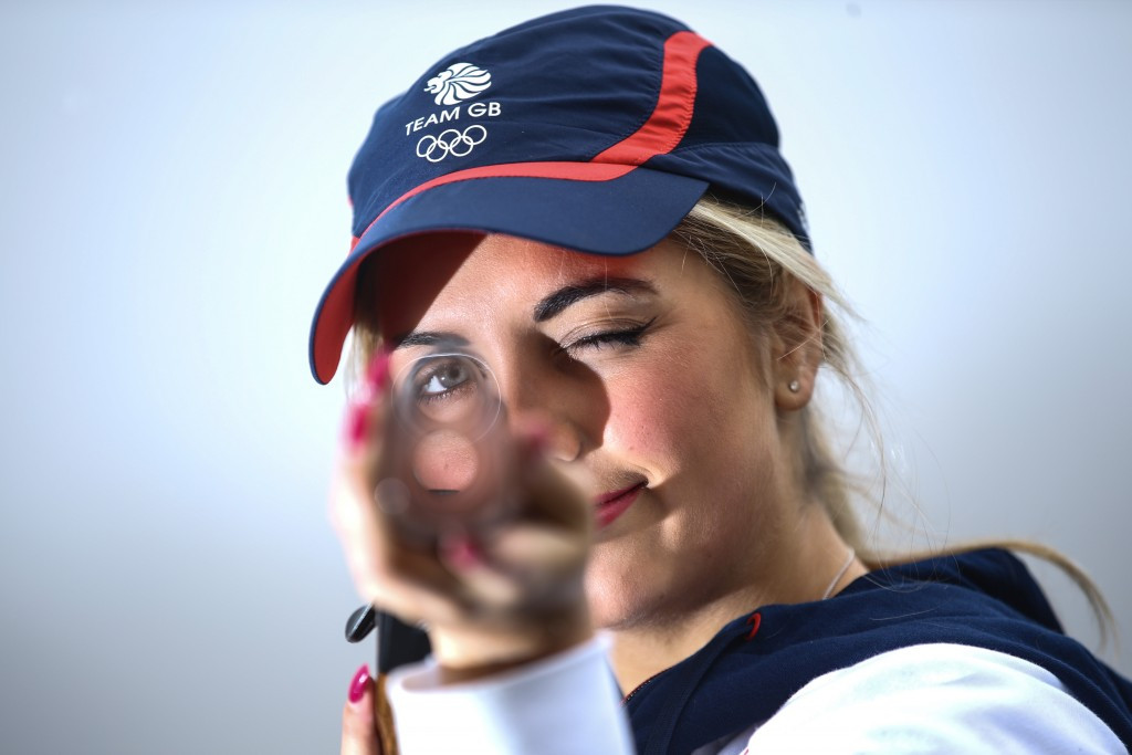 Amber Hill will compete in the women’s skeet event at Rio 2016 ©Getty Images