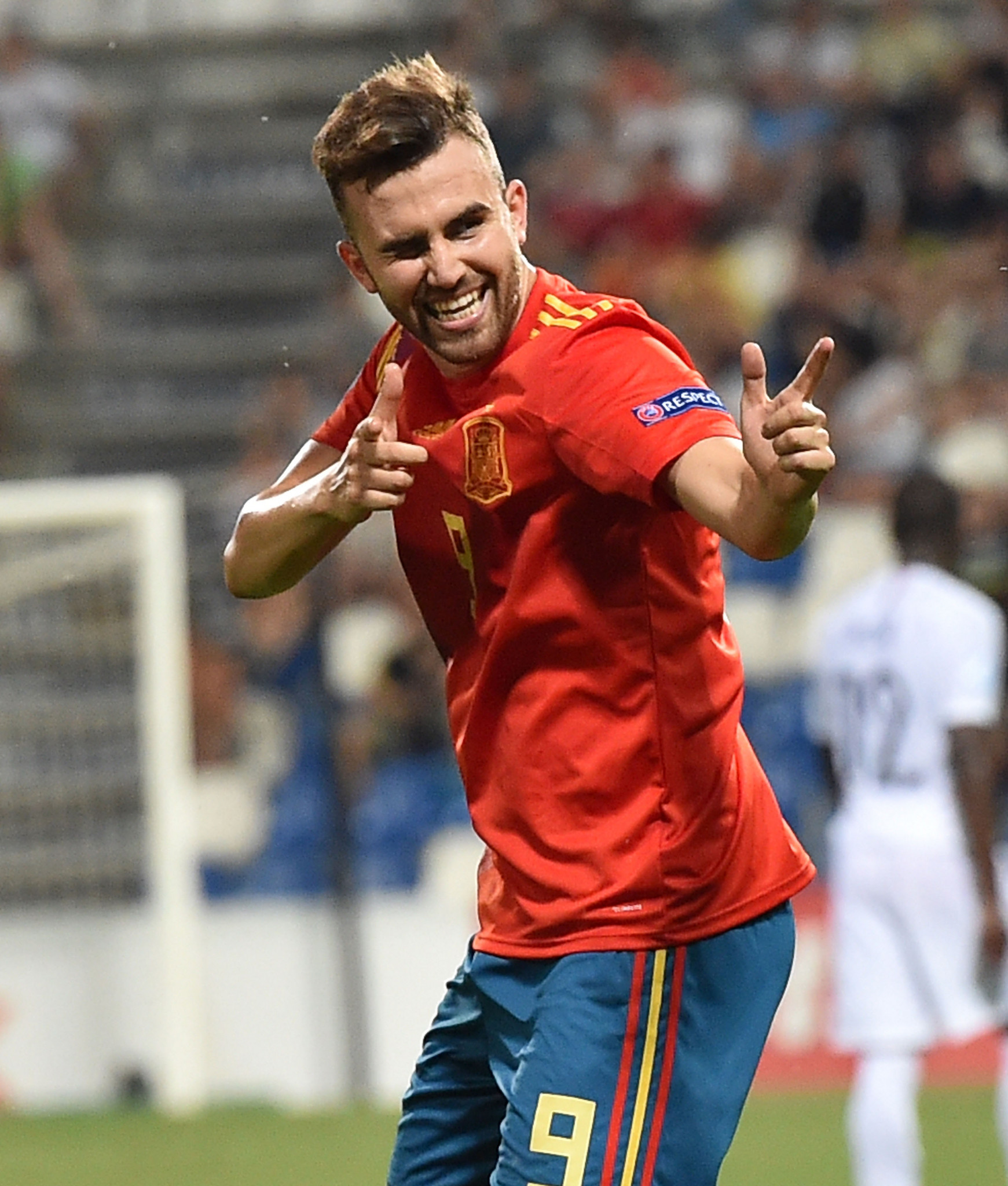Borja Mayoral was among Spain's goalscorers as they beat France 4-1 in today's second semi-final ©Getty Images