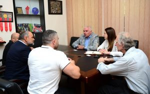 Pawel Filleborn met with Shalva Gogoladze, Georgia’s Deputy Minister of Education, Science, Culture and Sport ©IFBB