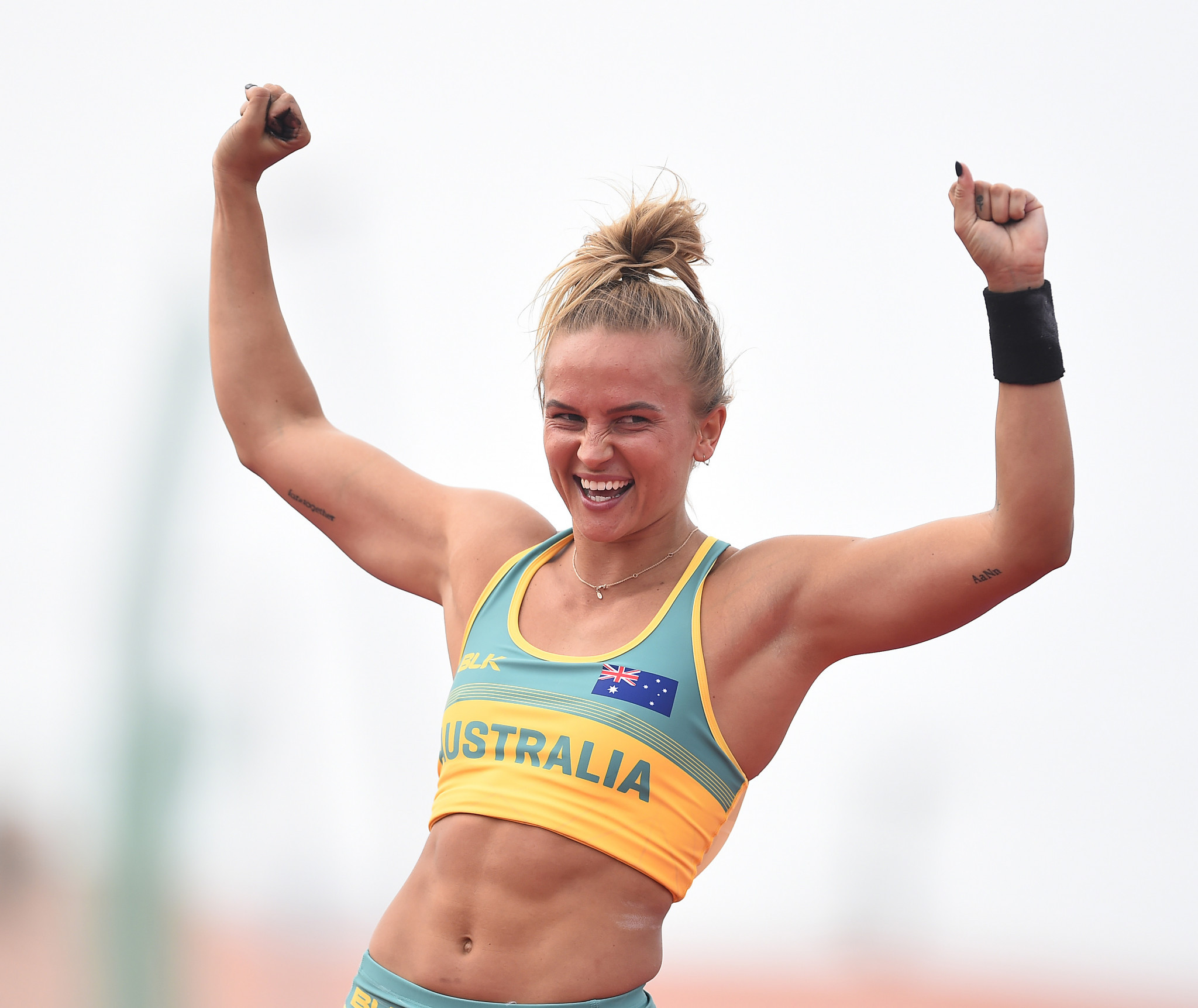 Australia’s Elizaveta Parnova provided one of the performances of the day as the Oceania Athletics Championships came to an end in Townsville ©Getty Images