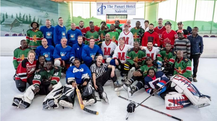 The four teams posed for a joint photo after the event ©Robert Opiyo/Ice Lions