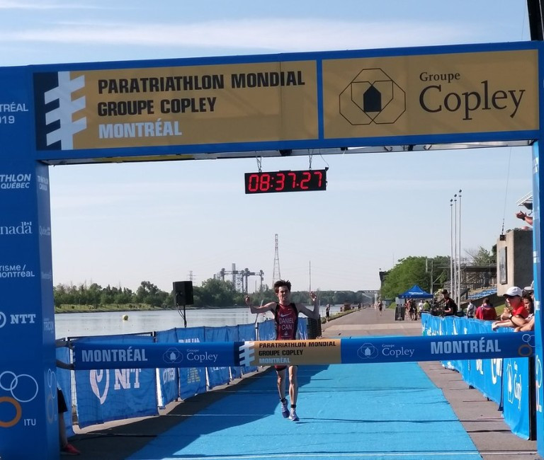 Daniel delivers home success at World Paratriathlon Series event in Montreal