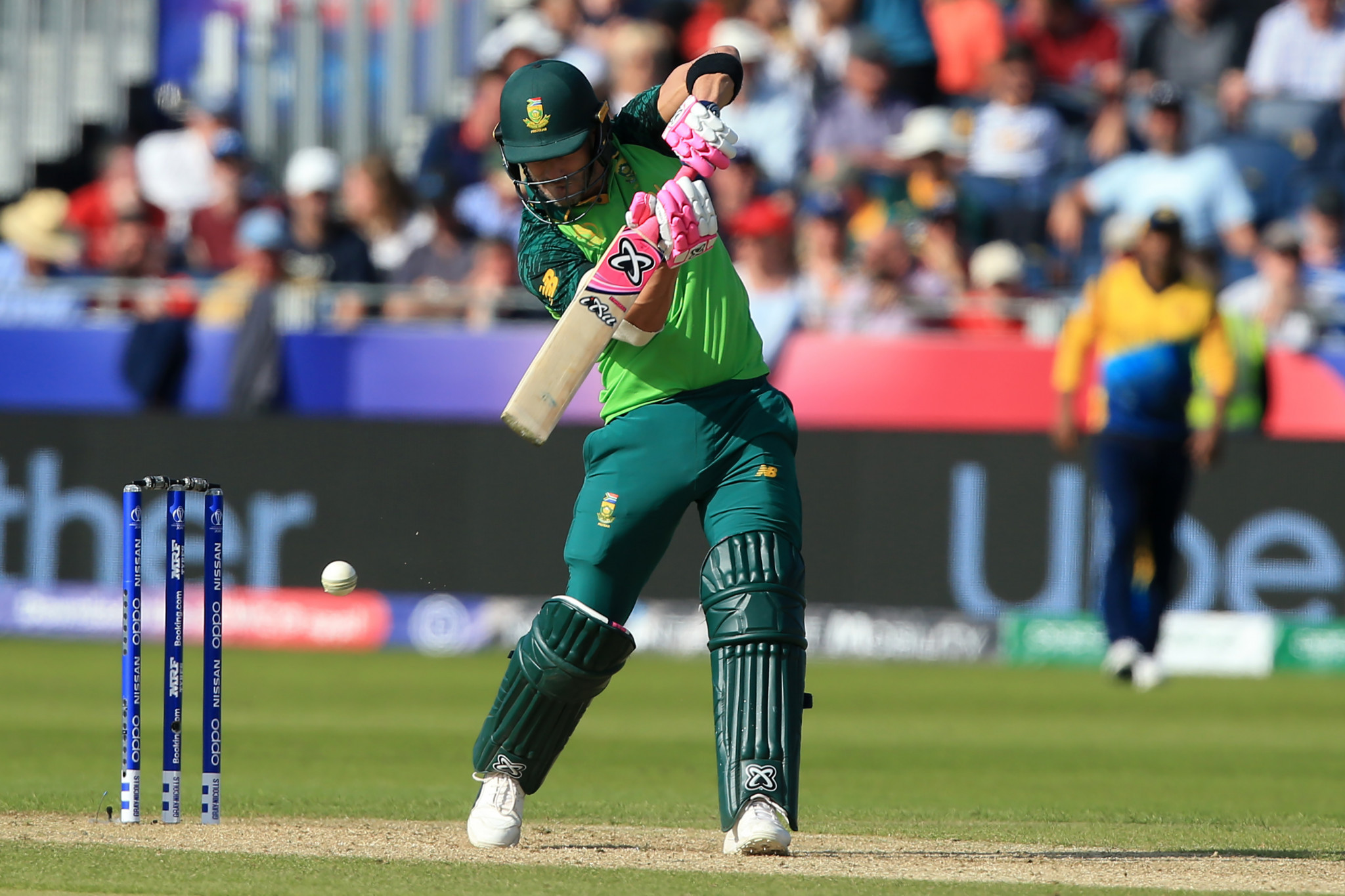 Faf du Plessis hit an unbeaten 96 in a comprehensive win for South Africa ©Getty Images