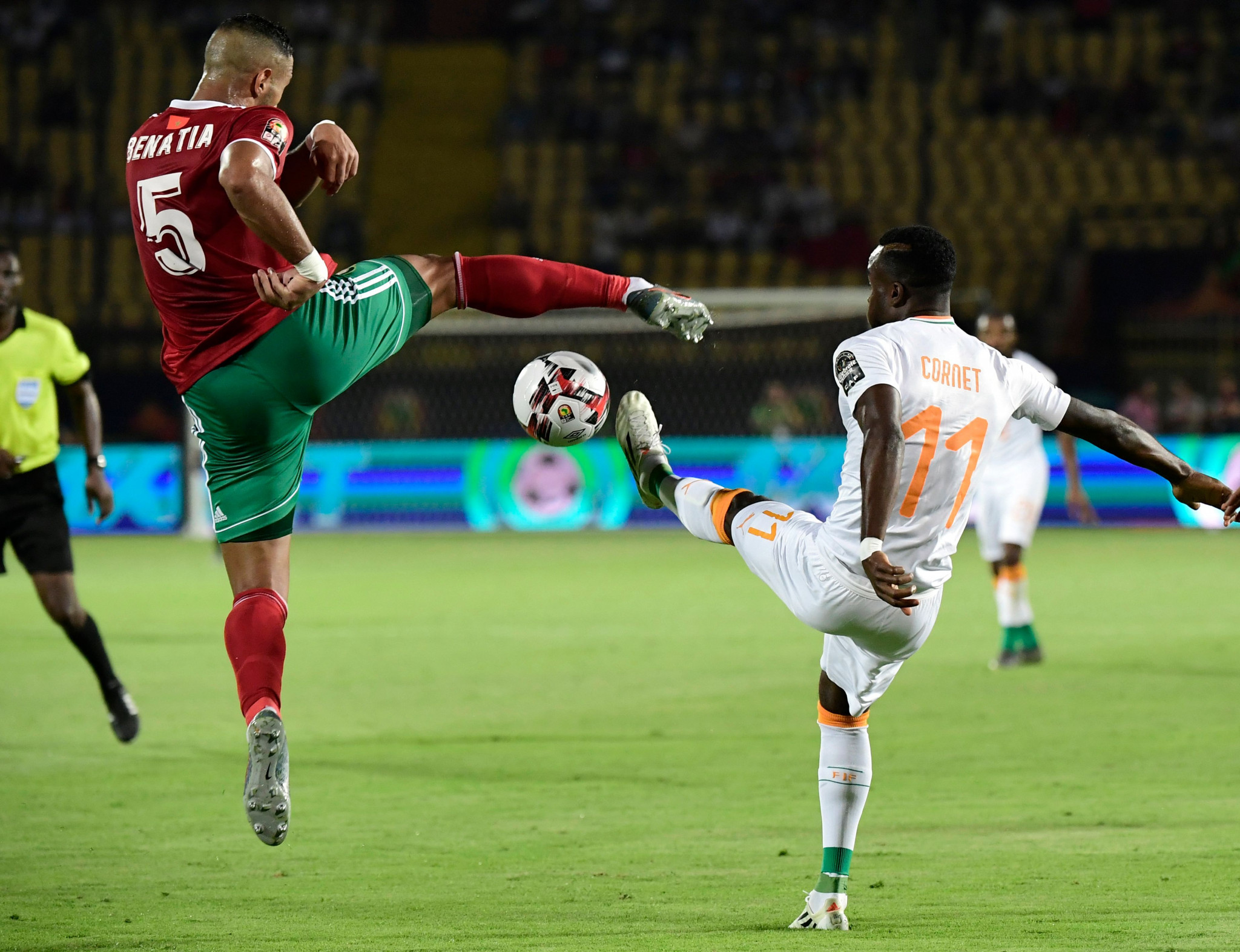 Morocco and the Ivory Coast clashed in Group D ©Getty Images