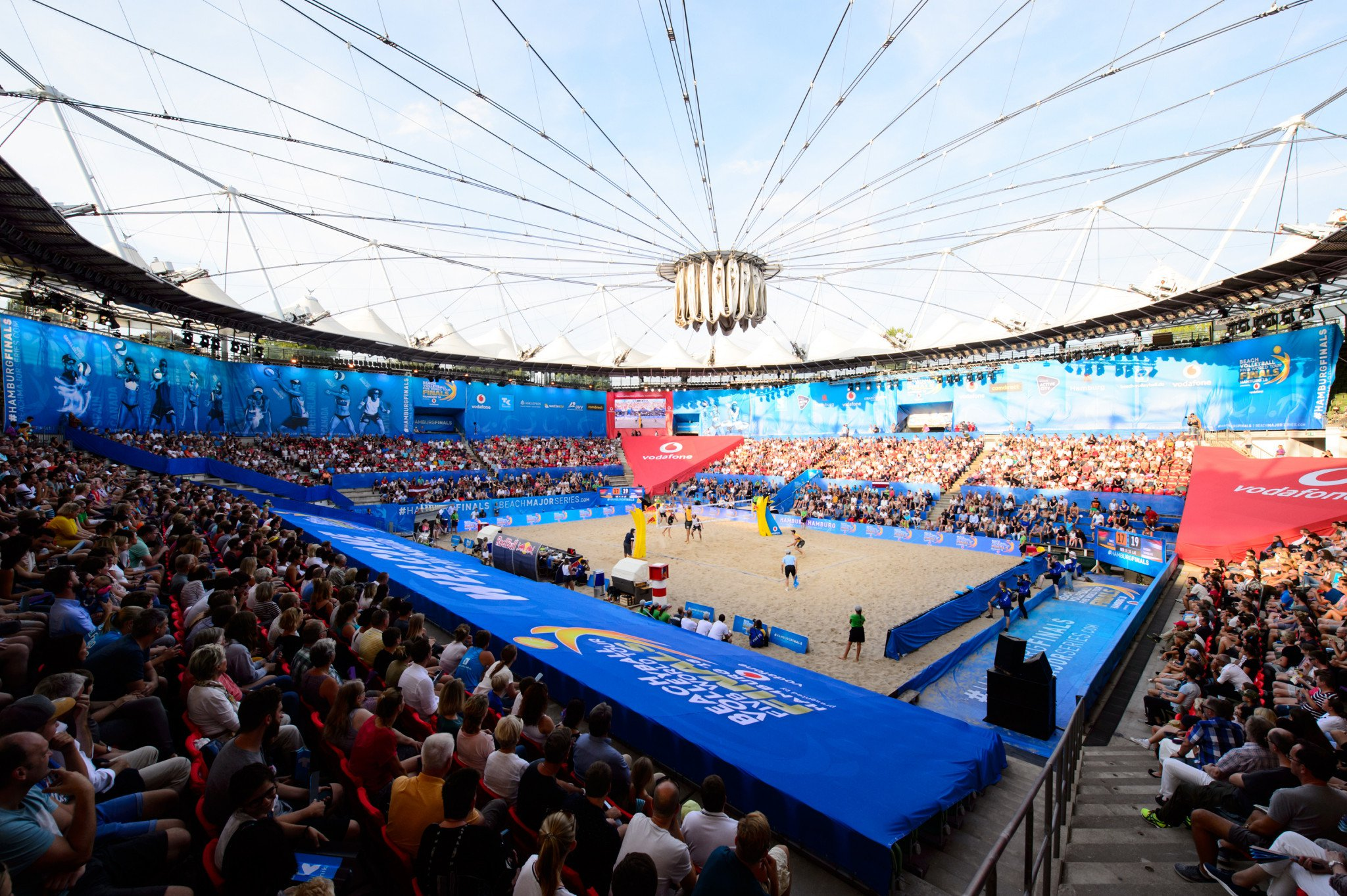 The pool stage of competition began at the Beach Volleyball World Championships ©FIVB