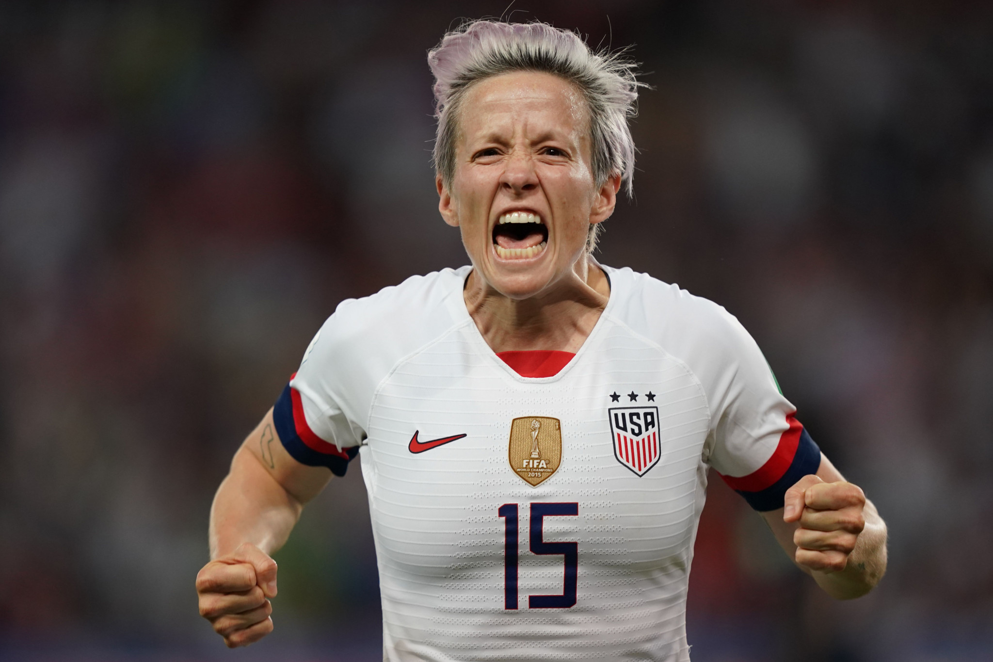 Holders the United States beat hosts France through two goals from Megan Rapinoe to set up a semi-final with England at the FIFA Women's World Cup ©Getty Images