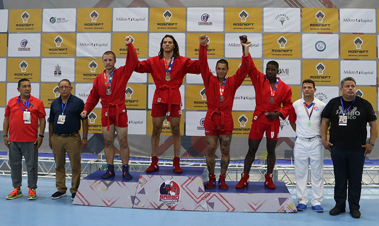 Canada and Venezuela claimed three gold medals each as action began today at the Pan American Sambo Championships in the Dominican Republic’s capital Santo Domingo ©FIAS
