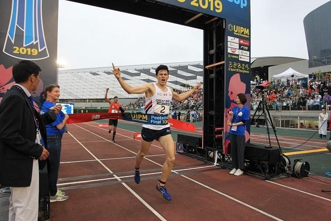Britain's Joe Choong has qualified for the Tokyo 2020 Olympic Games after winning the men's individual gold medal at the 2019 UIPM World Cup Final in Japan's capital ©UIPM