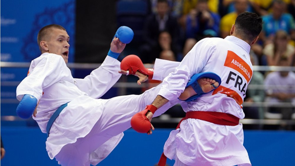 Today marked the first of two days of karate action at the European Games in Minsk ©WKF