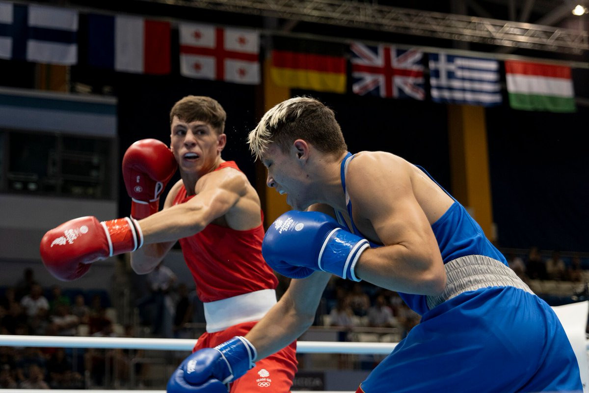 Britain's Pat McCormack topped the podium in the men's 67kg welterweight category ©Team GB