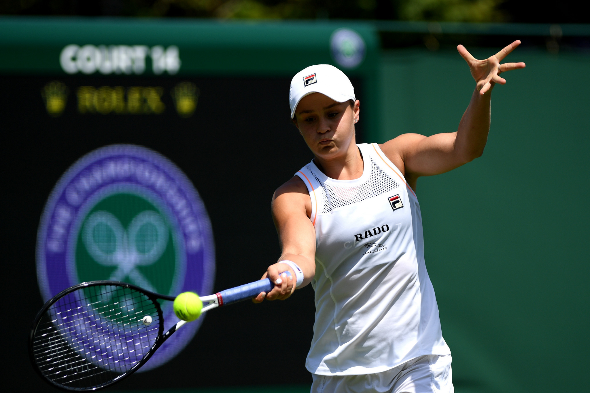 Australia's Ashleigh Barty is the top seed in the women's singles draw at Wimbledon ©Getty Images