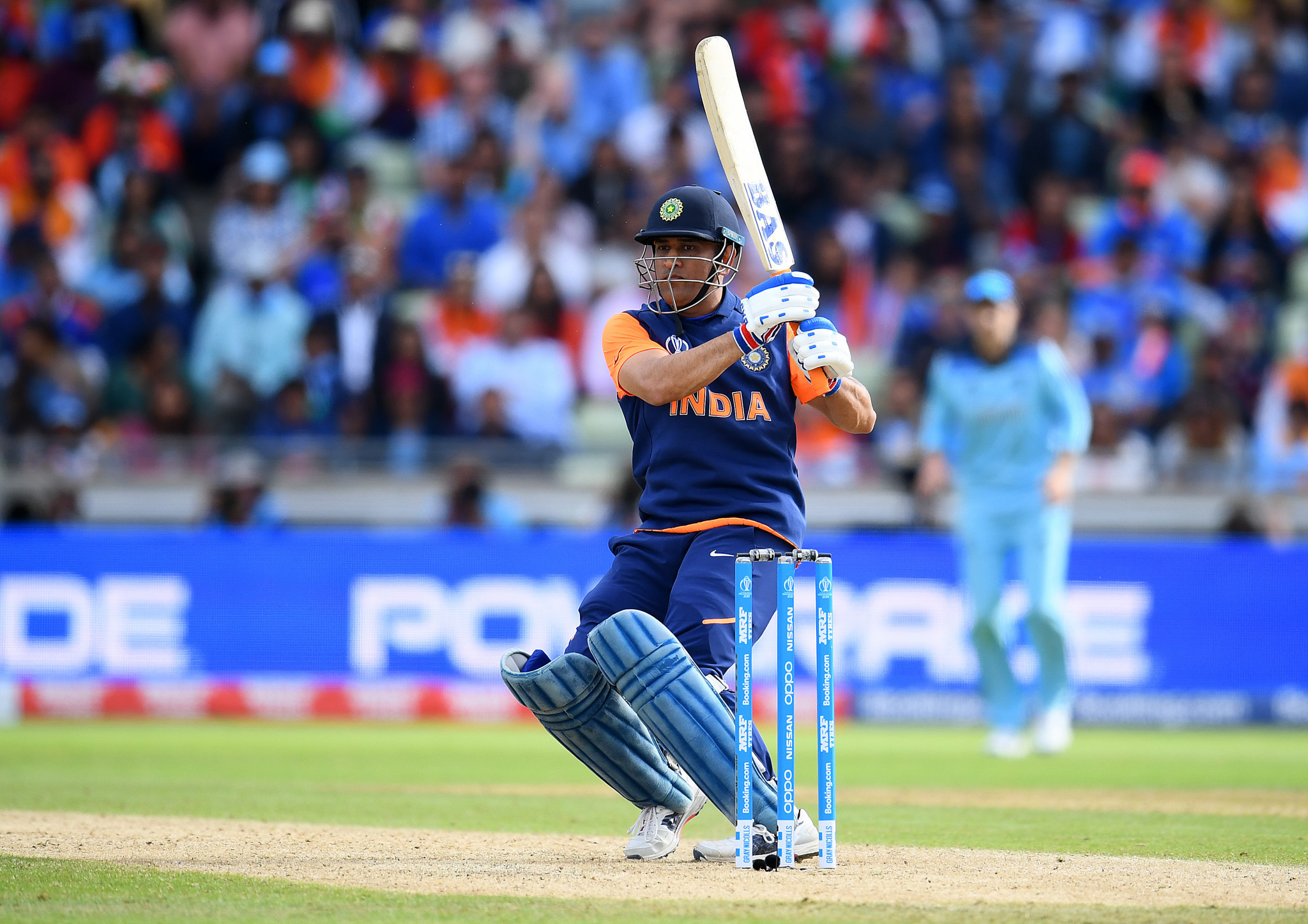 There was criticism of India's MS Dhoni after his side lost by 31 runs to England at Edgbaston in Birmingham – denting Pakistan's chances of reaching the semi-finals ©Getty Images