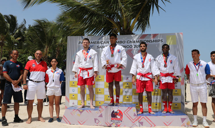 Hosts Dominican Republic claim three gold medals at Pan American Beach Sambo Championships
