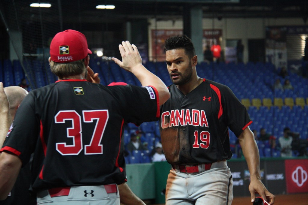 Canada claimed a shock win over Cuba at the WBSC Premier12 event ©Baseball Canada