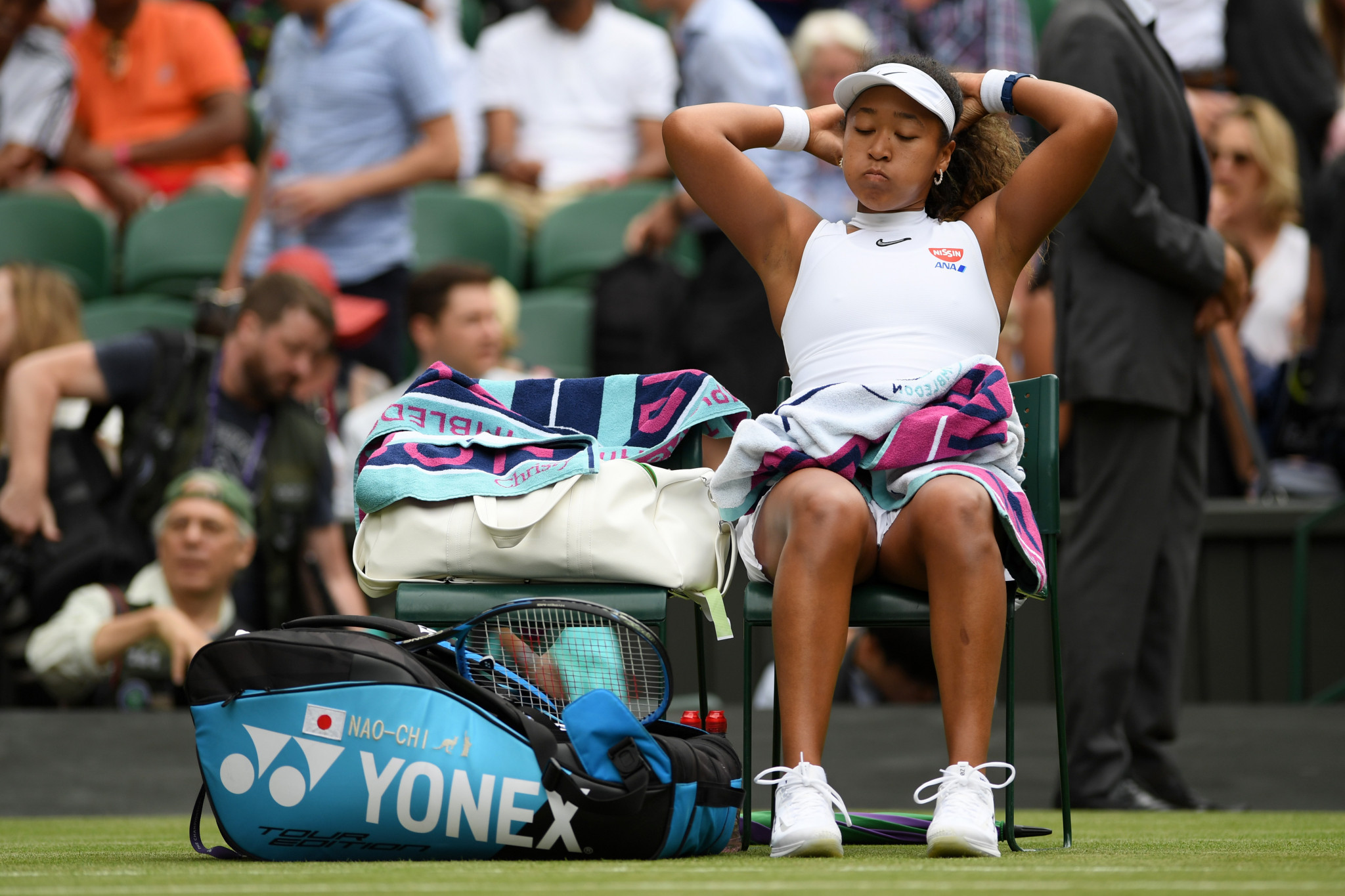 Osaka knocked out of Wimbledon in first round