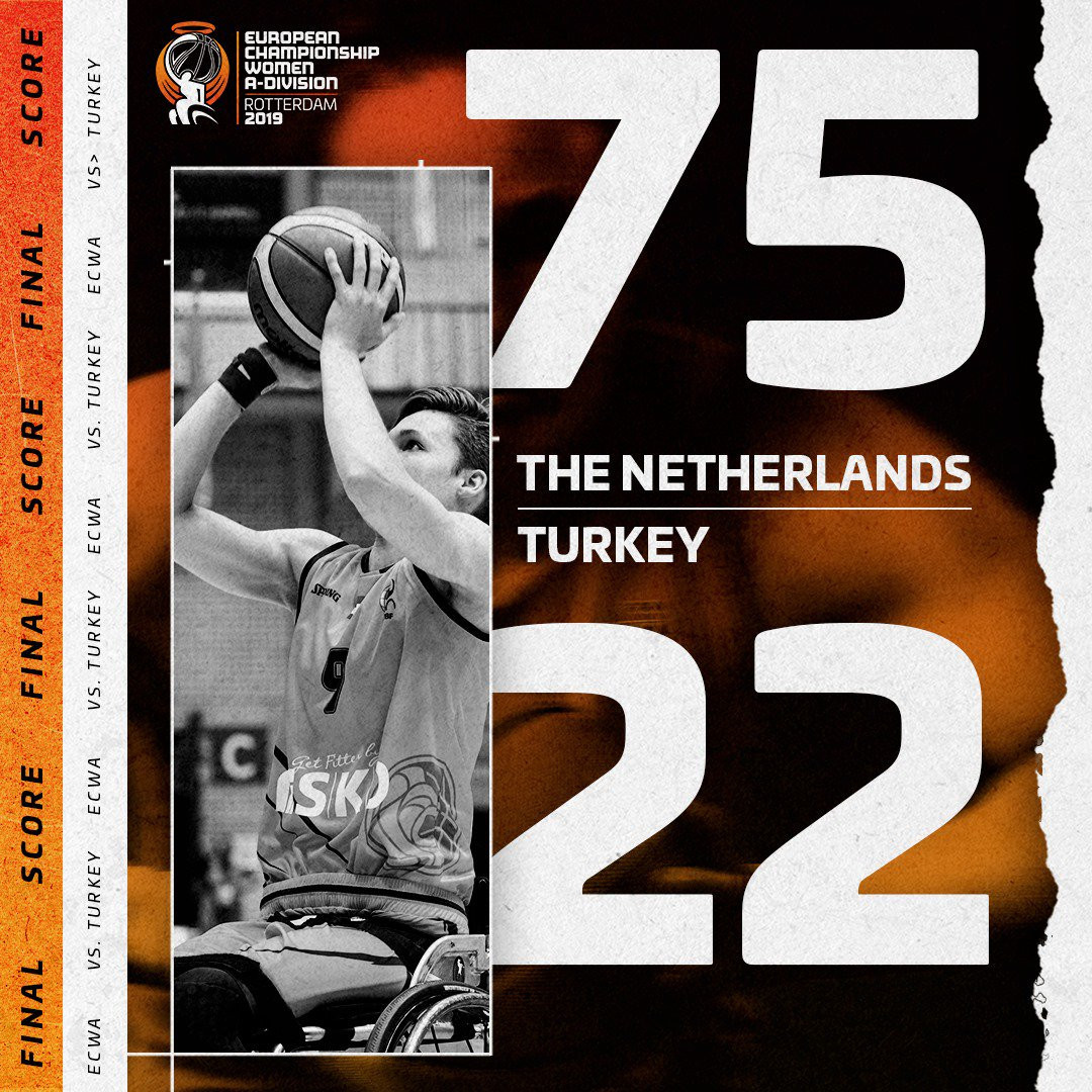 Hosts Netherlands win again at IWBF Women’s European Championship Division A